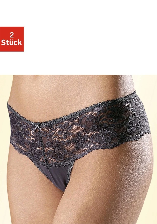 Nuance String, (2 St.), Dessous Mit Breitem Spitzenband - Image 14