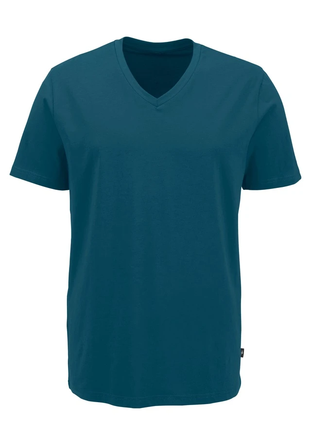 Bruno Banani T-Shirt, (3 Tlg., 3er-Pack), Mit V-Ausschnitt, Perfekte Passform, Aus Elastischer Baumwolle - Image 2